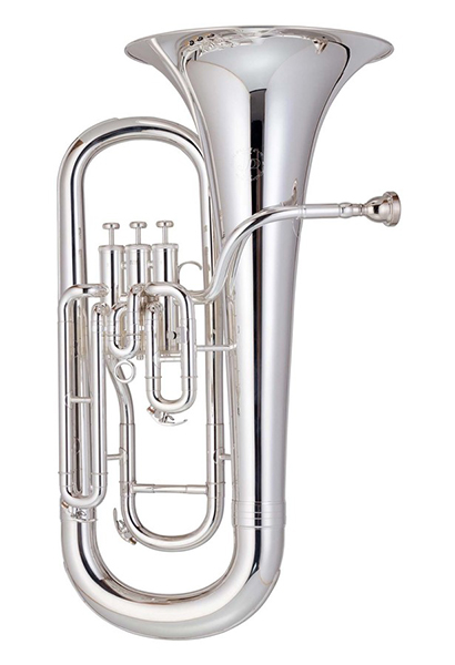 JP074S MkII Баритон (эуфониум) Bb, посеребренный, John Packer