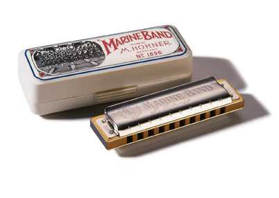 M1896326 Marine Band Classic B-harmonic minor Губная гармошка Hohner