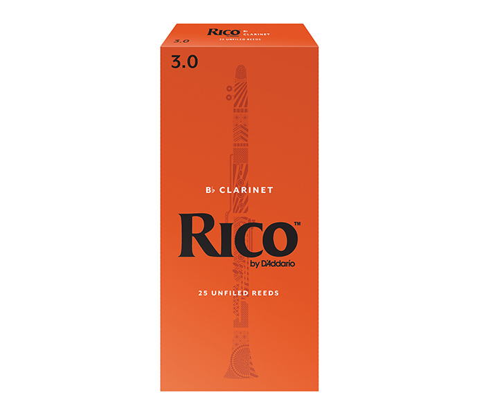 RCA2530 Rico Трости для кларнета Bb, размер 3.0, 25шт, Rico