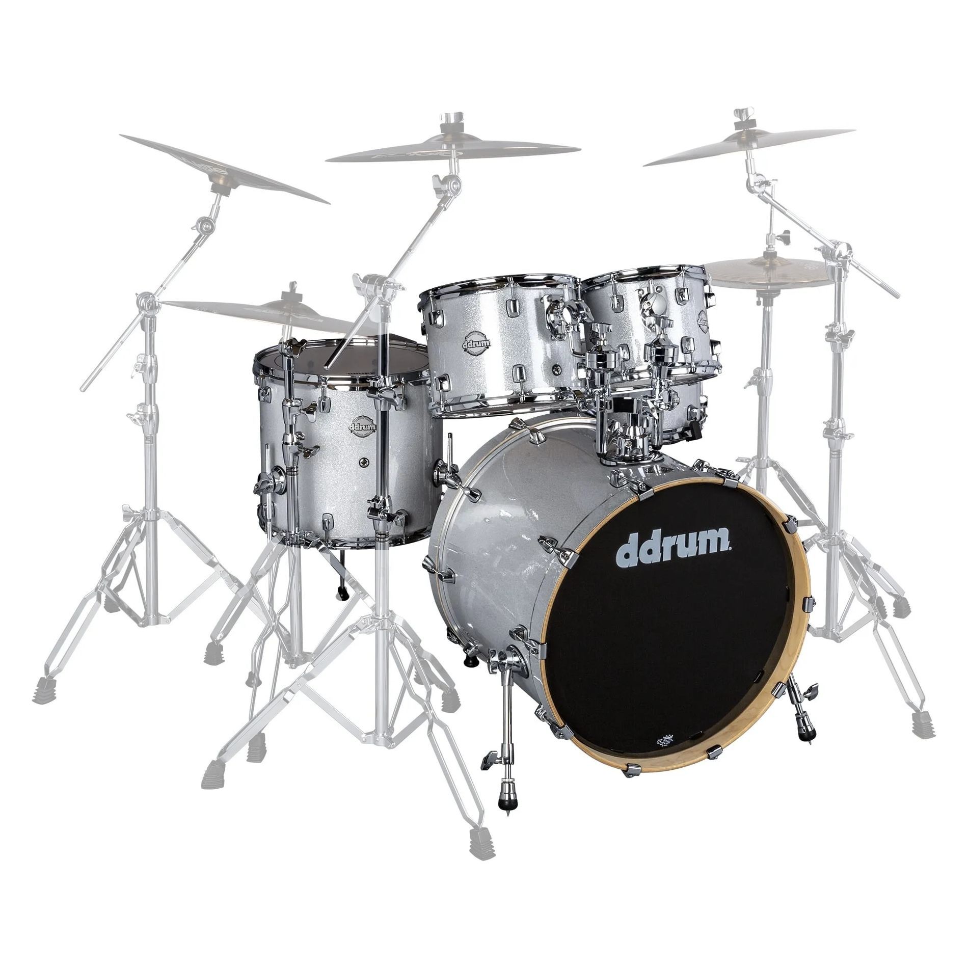 DDRUM DM B 522 SILVER SPKL - ударная установка ,10'-12'-16'-22'-13х7' (без Hardware) , цвет SILVER S