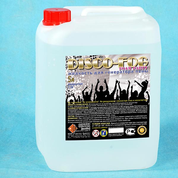 DF-FoamParty Disco Fog Жидкость для генераторов пены, Синтез Аудио
