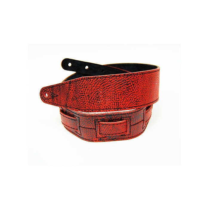 FL60031L21L Leather 21 Ремень для гитары, кожаный, лава, Fidel