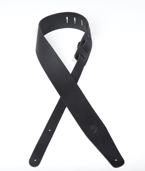 25TL00-DX Thick Leather Кожаный ремень для гитары, 63,5мм, черный, Planet Waves