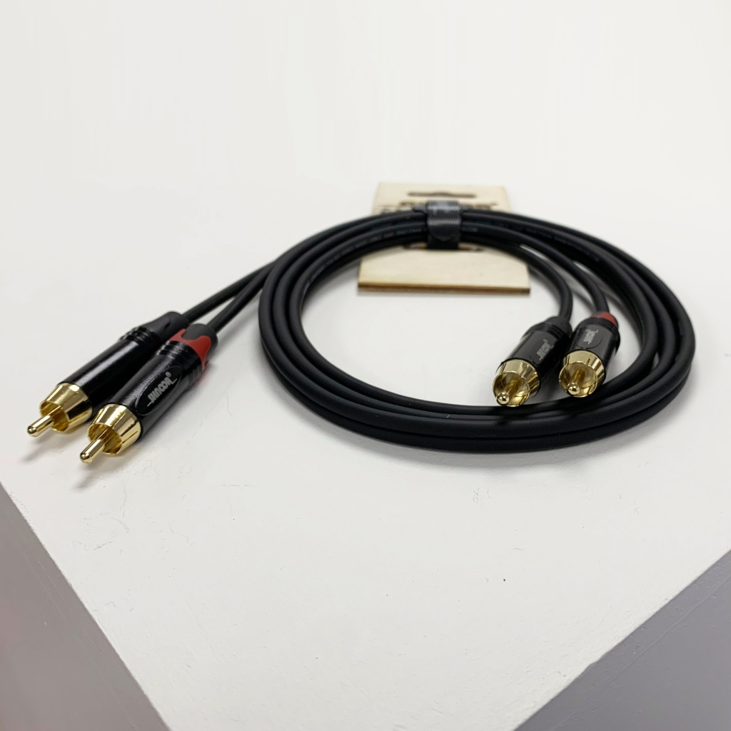 RCA2RCA-10m Компонентный кабель 2хRCA - 2хRCA, 10м, SHNOOR