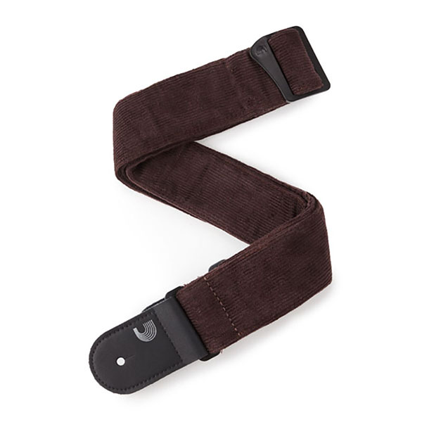 50CR01 Corduroy Ремень для гитары, вельвет, коричневый, Planet Waves