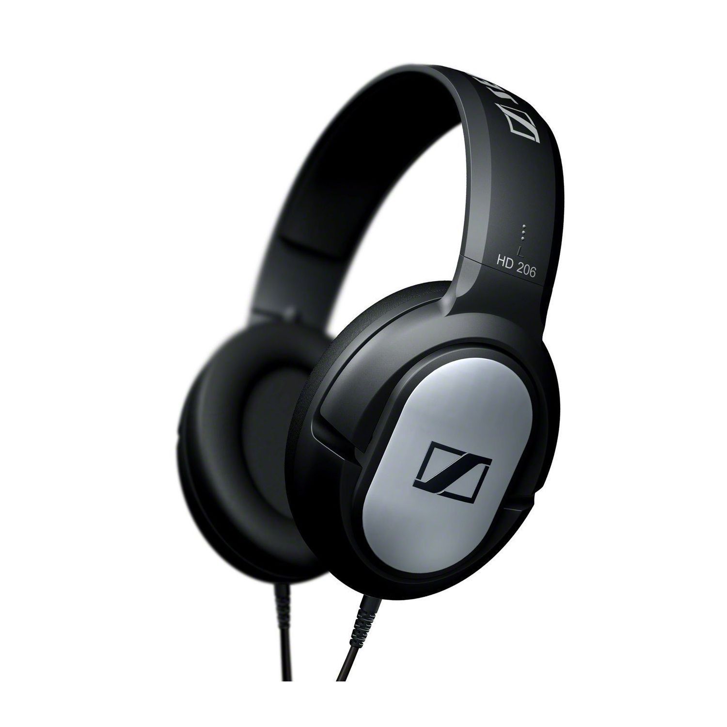 SENNHEISER HD 206 - закрытые наушники, 21-18000 Гц, 24 Ом, кабель 3 м