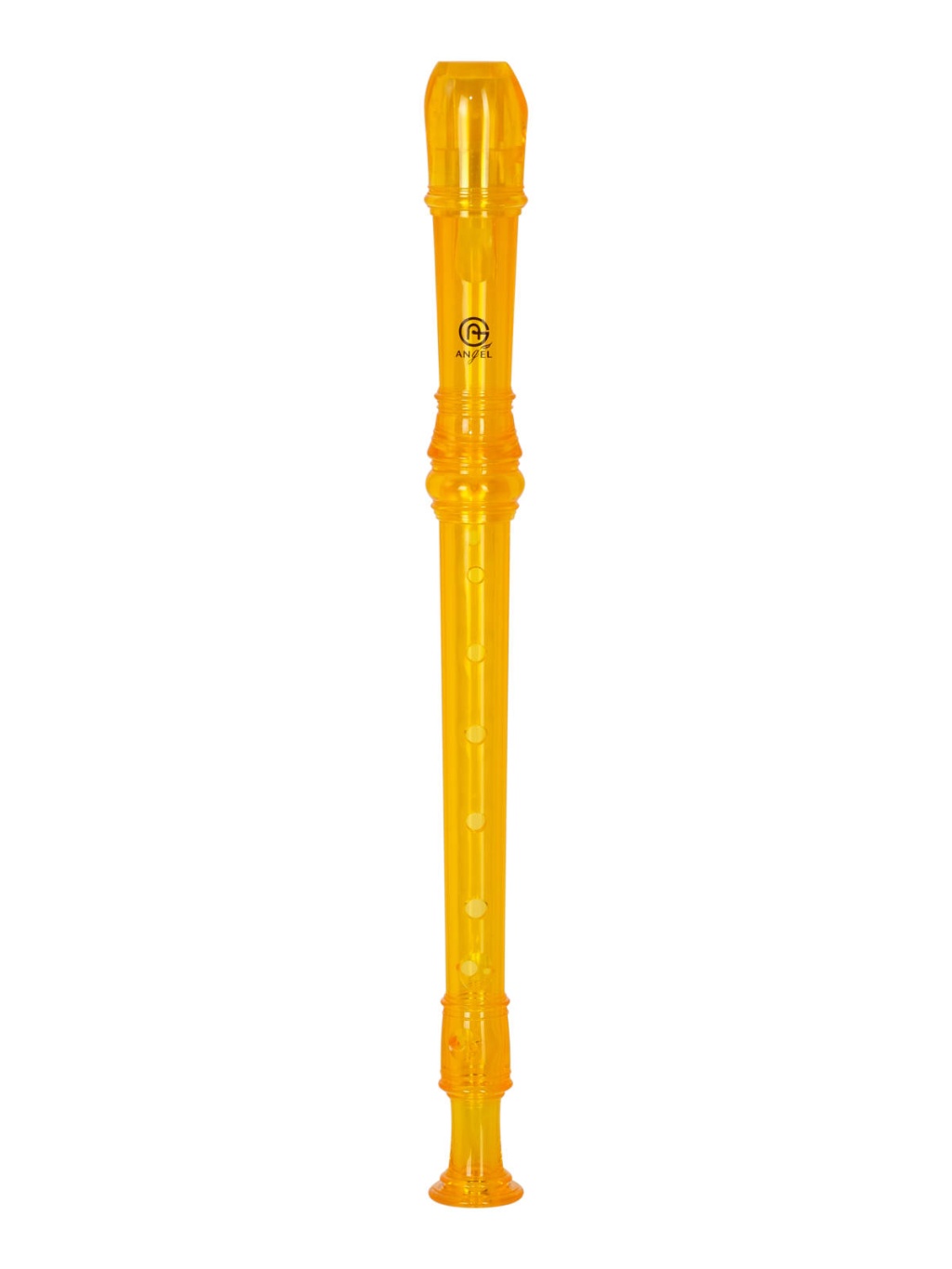 ASRB-251OR (ESRB-251OR) Блокфлейта сопрано, оранжевая, барочная система, пластик, 2 части, Angel