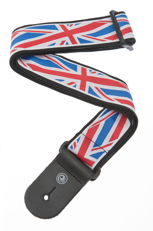 50A11 Тканный ремень для гитары, рисунок «Union Jack», Planet Waves