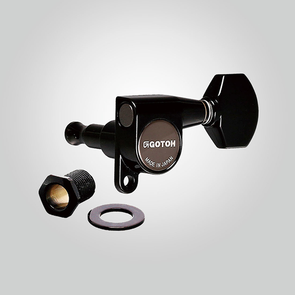 SG360-07-B-R6 Колки для гитары 6п, черные, Gotoh