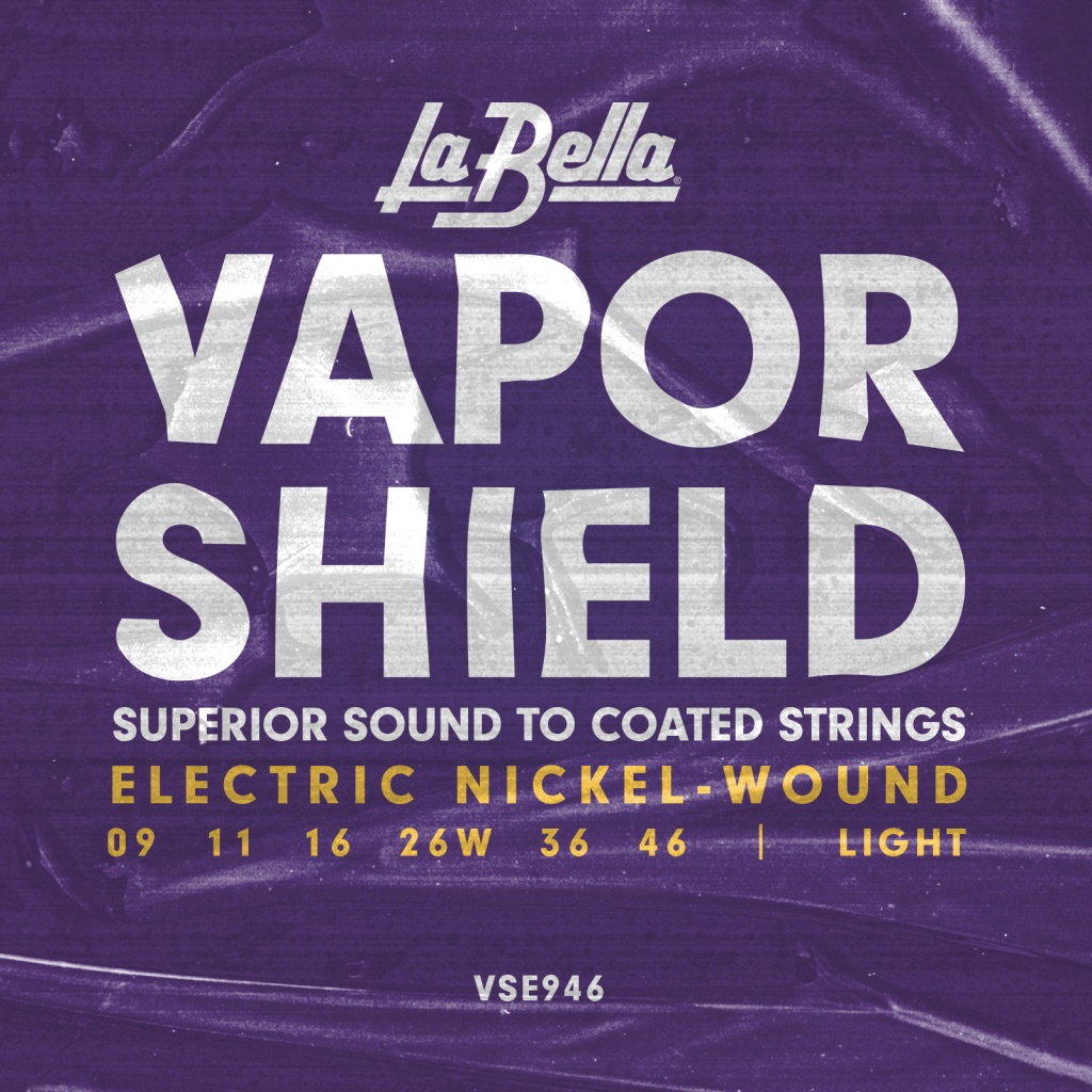 VSE946 Vapor Shield Комплект струн для электрогитары, никелированные, Light, 9-46, La Bella