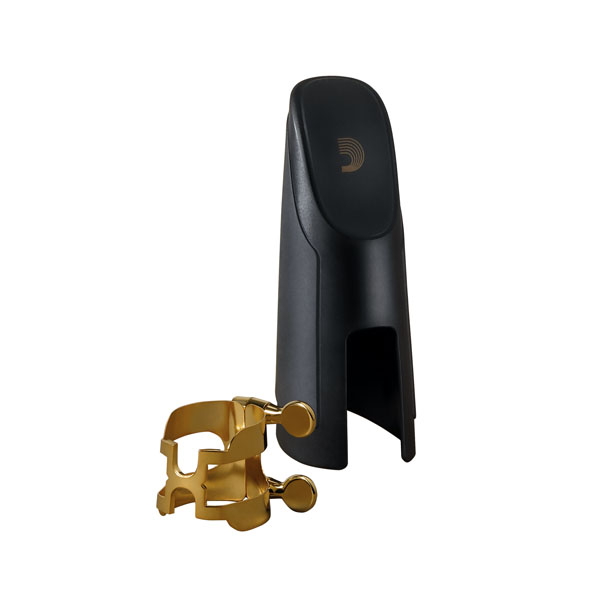 HBS2G H-Ligature Лигатура с колпачком для саксофона баритон, позолоченная, Rico