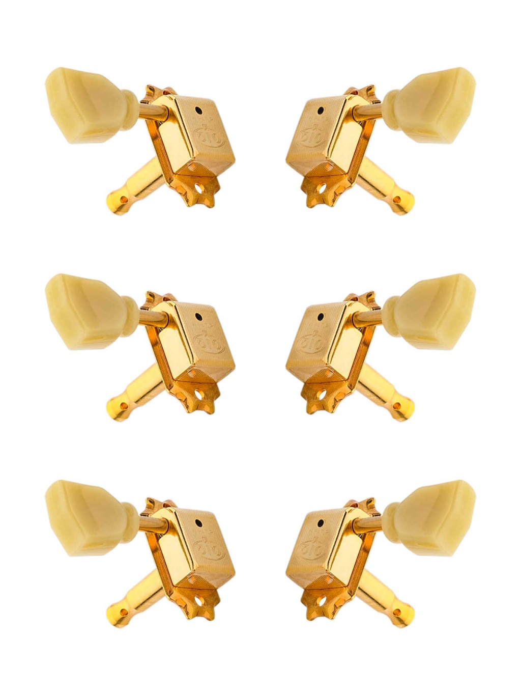SD510-SL-GG-L3+R3 Колки для гитары 3+3, золото, Gotoh