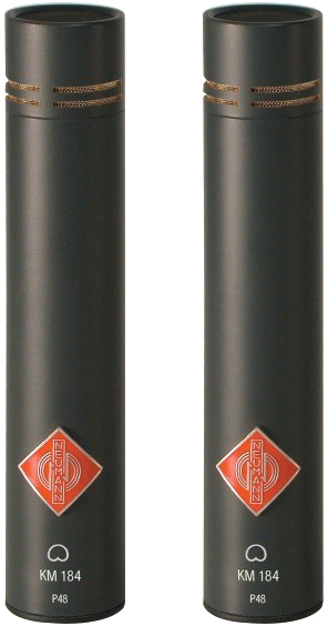 008523 Neumann KM 184 mt stereo set Микрофон конденсаторный, стереопара, черный, Sennheiser