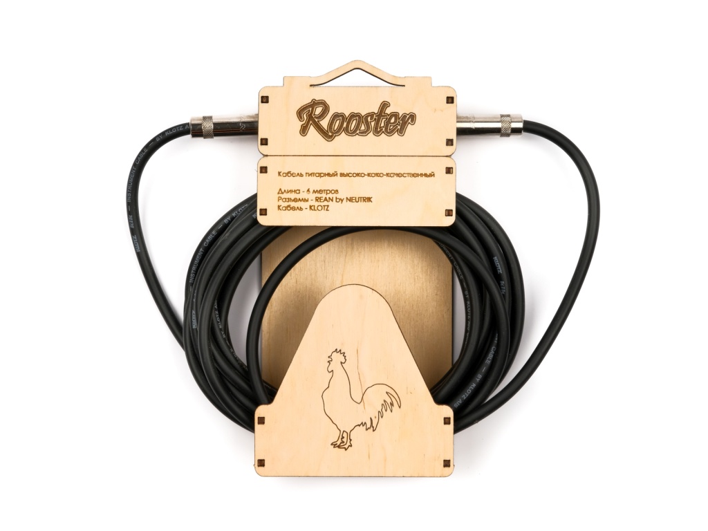RUS0106 Кабель инструментальный, 6м, Rooster