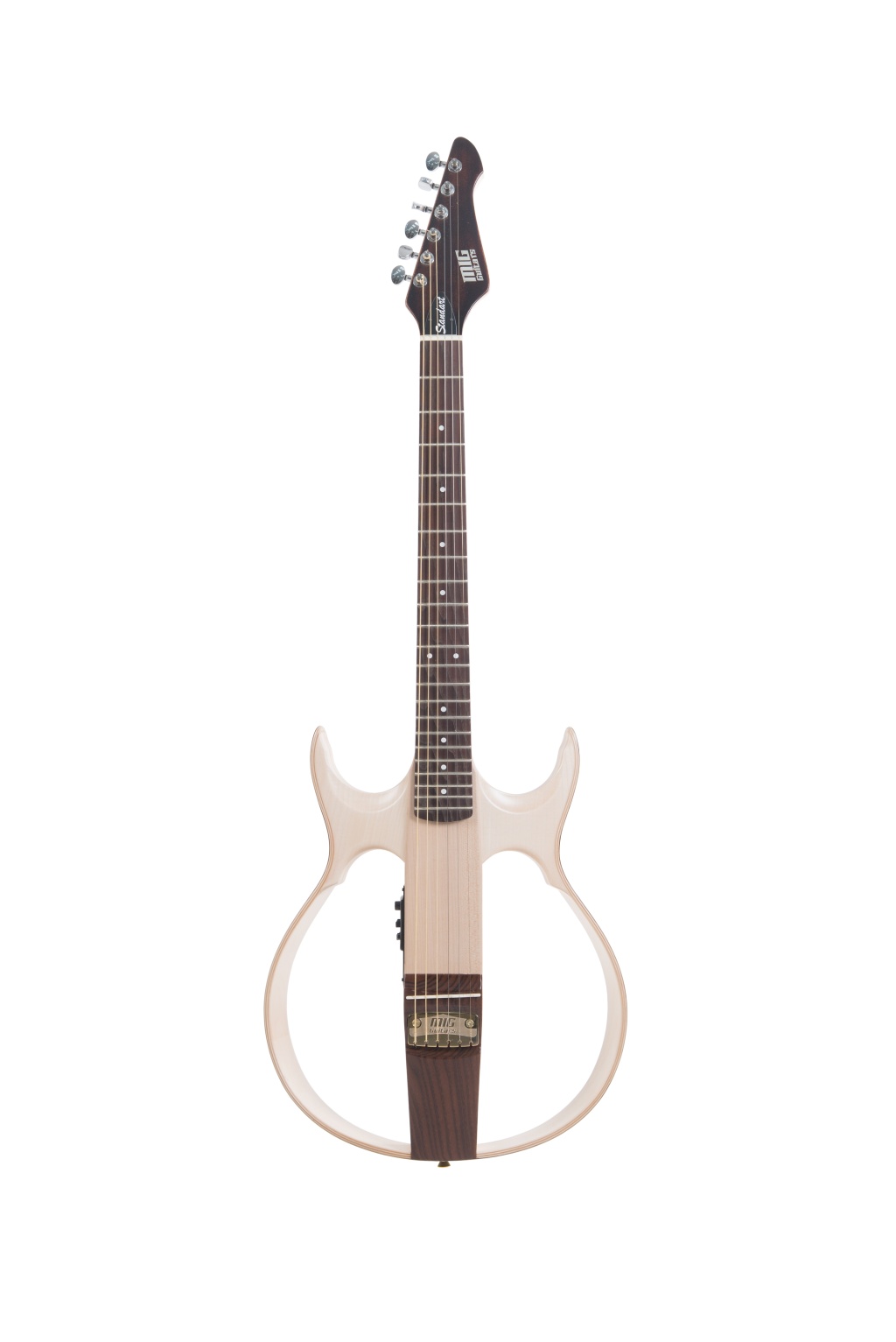SG3SAD23 SG3 Сайлент-гитара, сапеле/тонировка темный орех, MIG Guitars