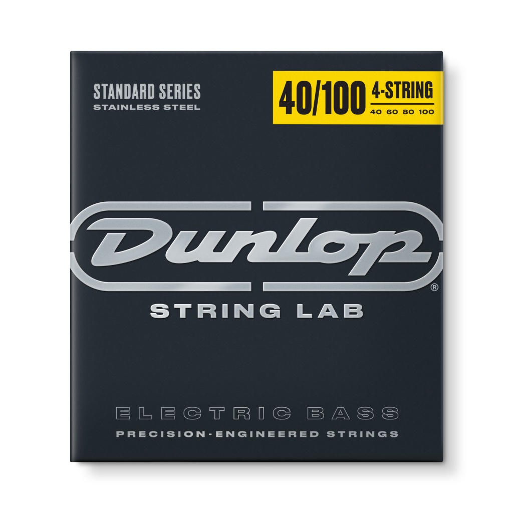 DBS40100 Комплект струн для бас-гитары, нерж.сталь, Light, 40-100, Dunlop