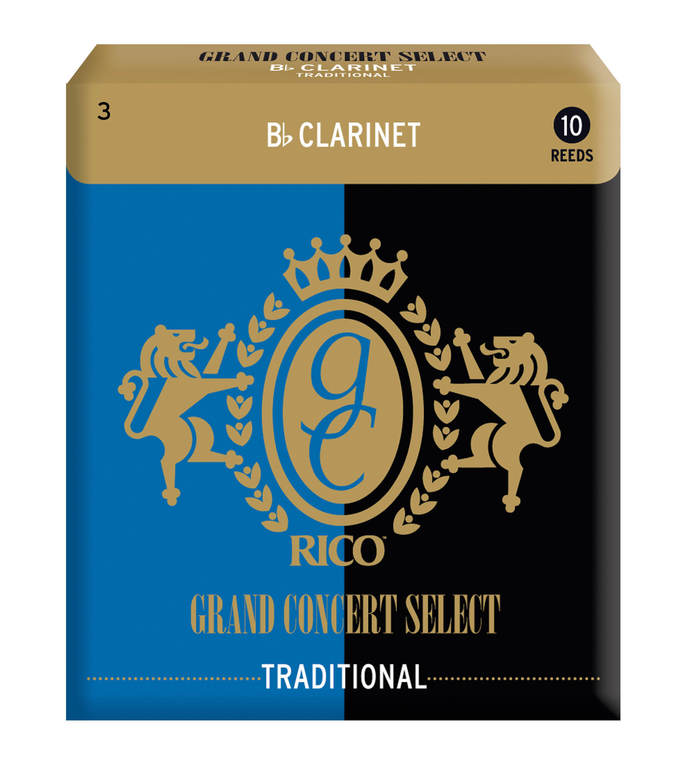 RGC10BCL300 Grand Concert Select Traditional Трости для кларнета Bb, размер 3.0, 10шт в уп. Rico