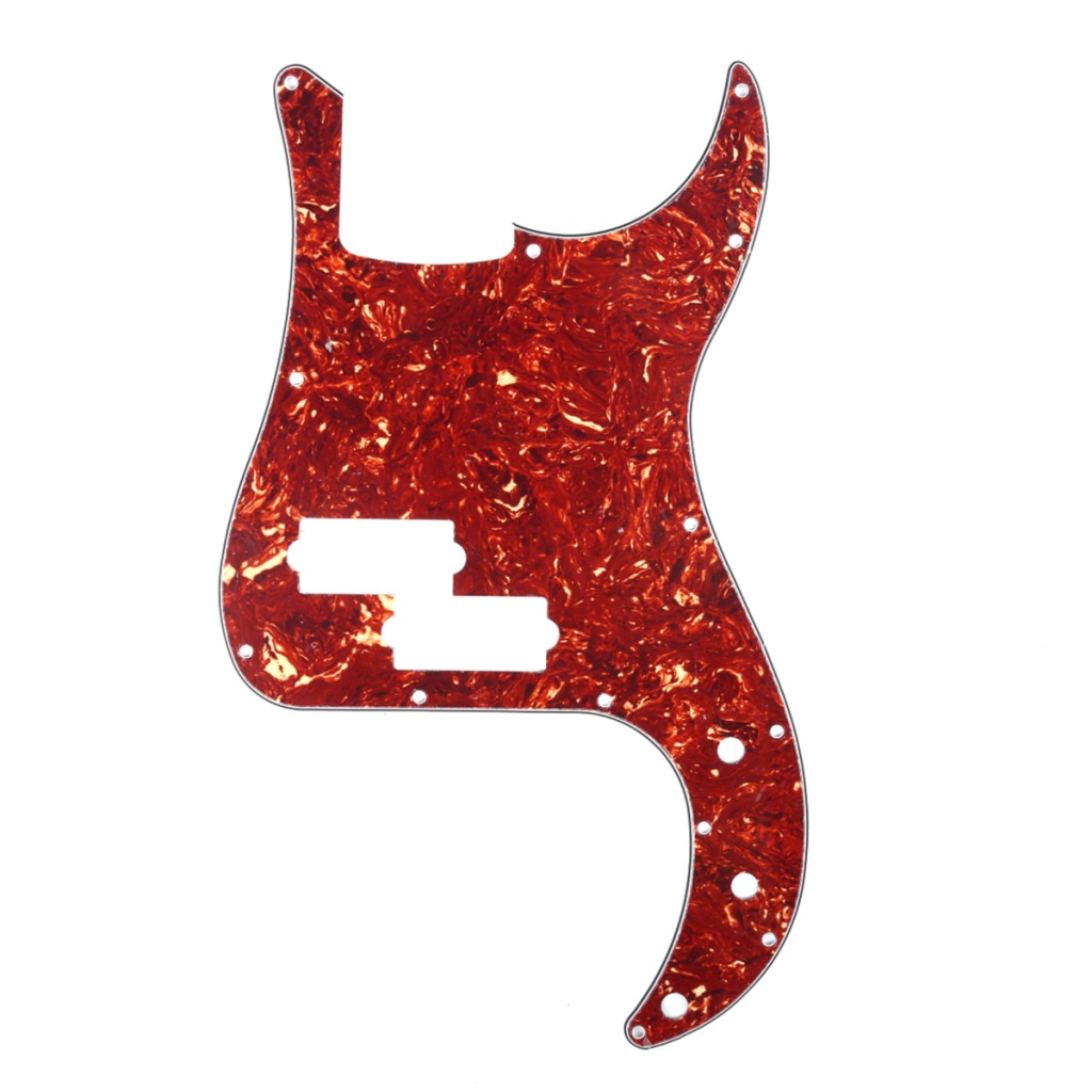 MX0376 Пикгард для бас-гитары Precision Bass, 4 слоя, черепаший панцирь, Musiclily