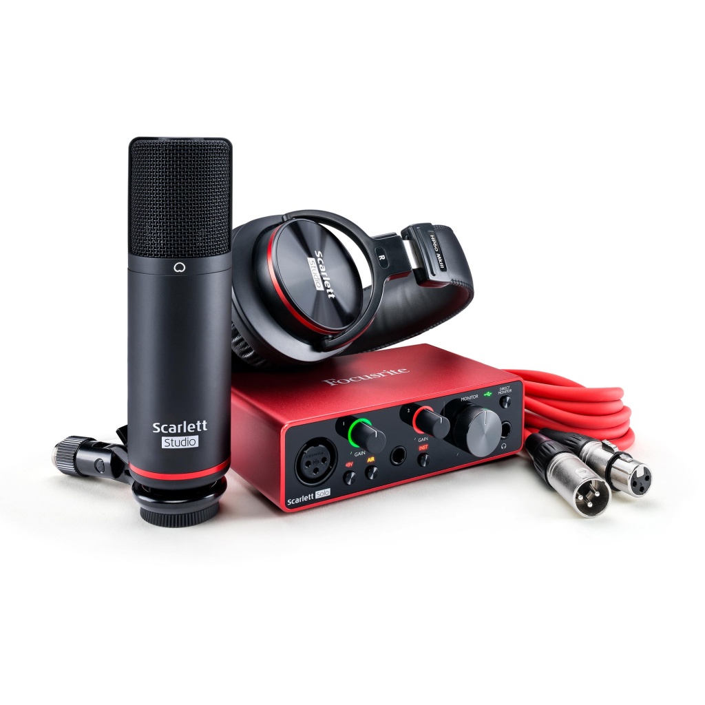 Scarlett-Solo-Studio Scarlett Solo Studio 3rd gen Звуковая карта USB, микрофон, наушники, Focusrite