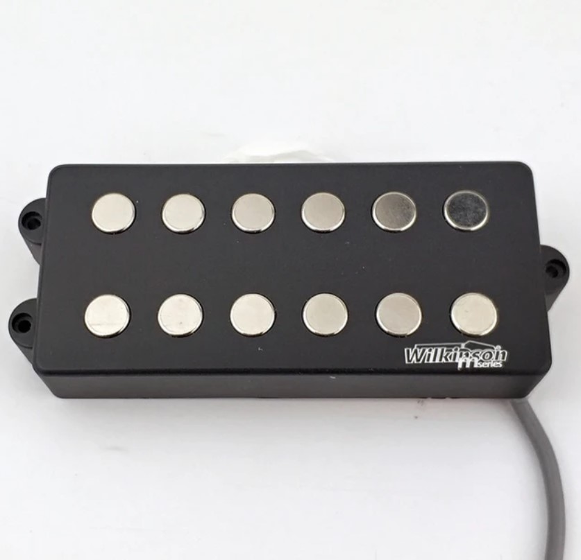 WOM6 M Series Звукосниматель для 6-струнной бас-гитары, хамбакер, MM-Bass Wilkinson