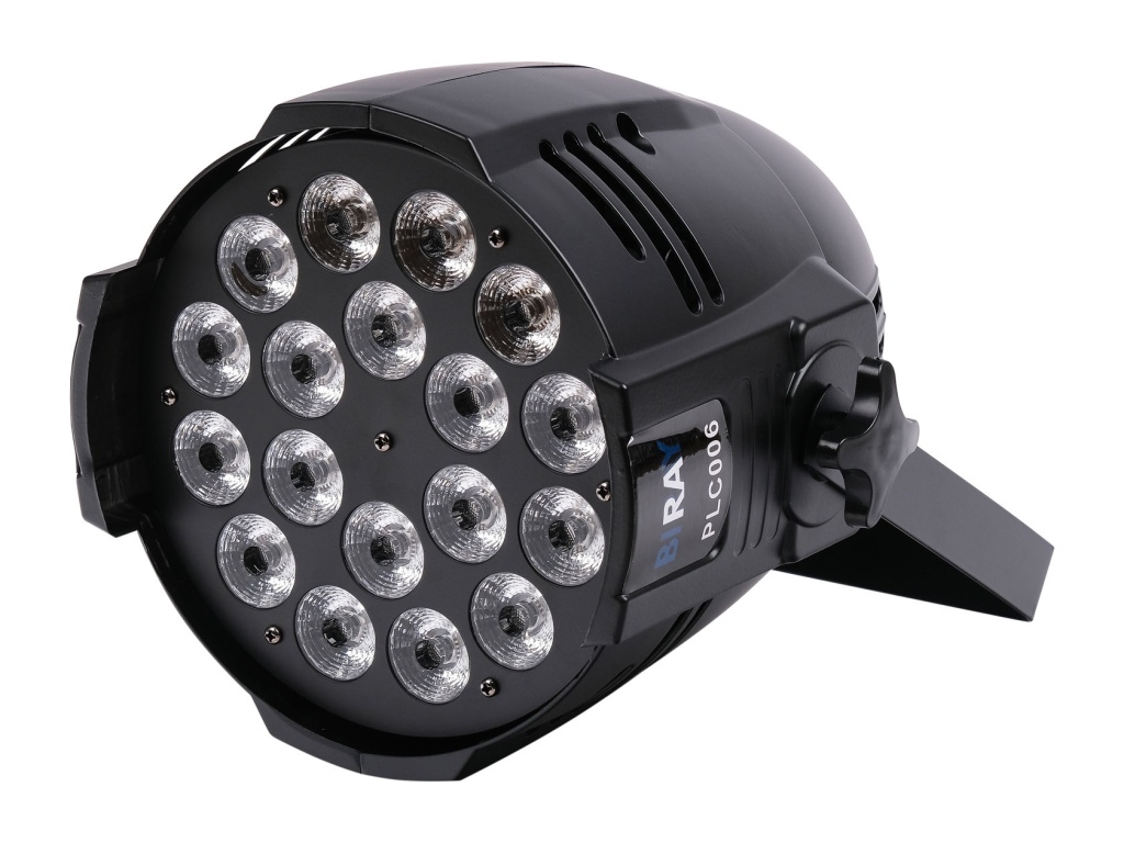 PLC006 Светодиодный прожектор, RGBWAUV LED 18х12Вт, Bi Ray