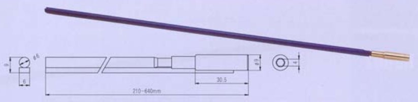 RD-102-410 Анкерный стержень, 410мм, Metallor