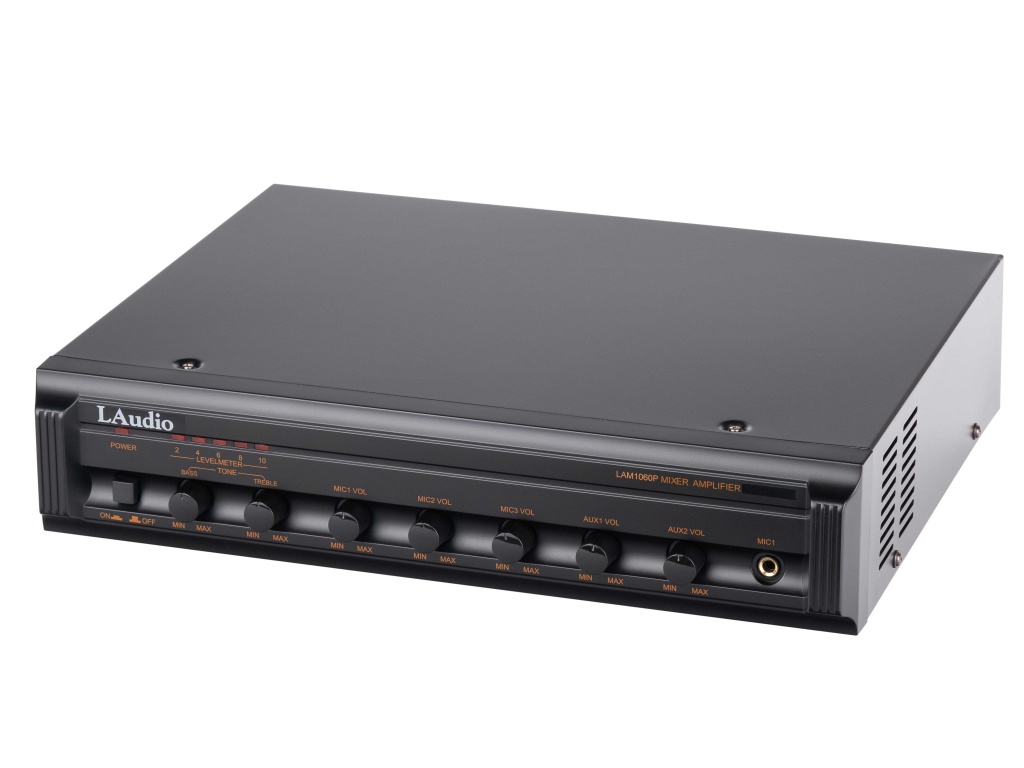 LAM1060P Микшер усилитель мощности трансляционный, 60Вт, LAudio
