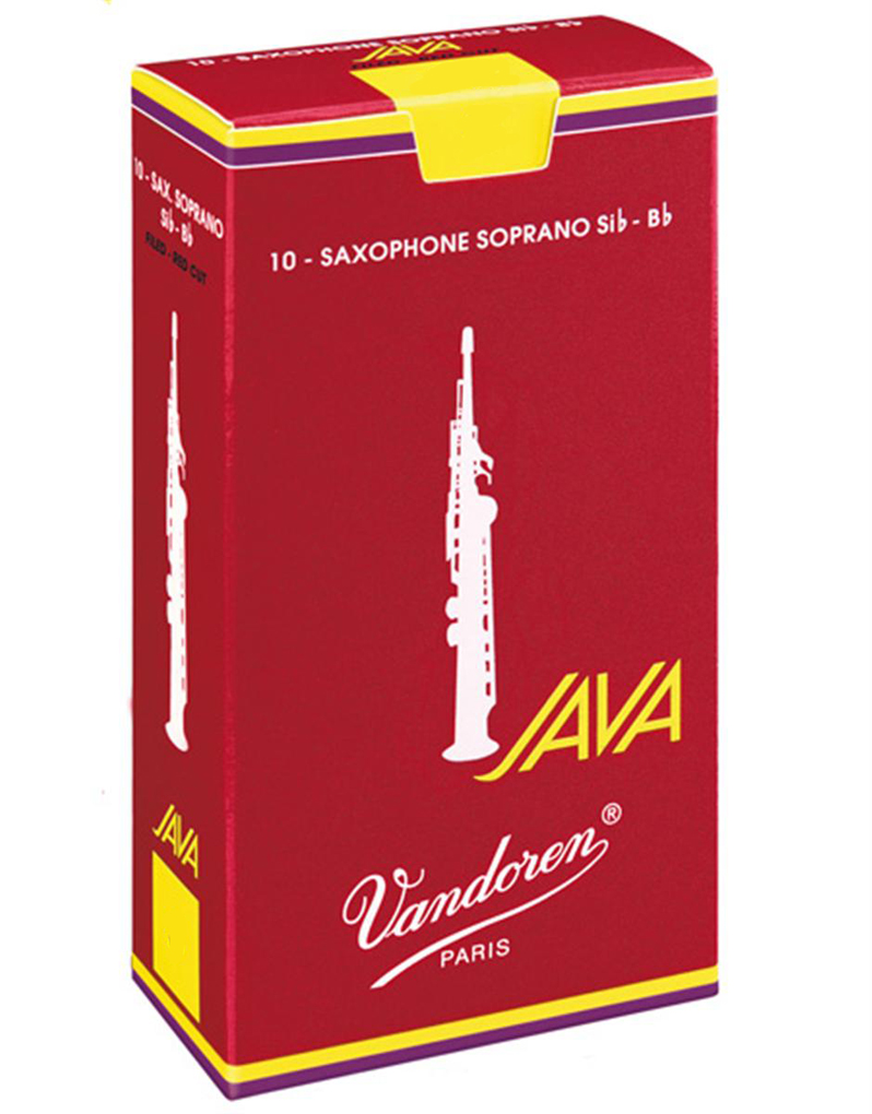 SR3035R JAVA Red Cut Трости для саксофона Сопрано №3.5 (10шт), Vandoren