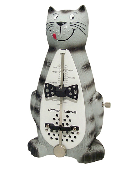 839021 Taktell Cat Метроном механический, без звонка, кот, Wittner