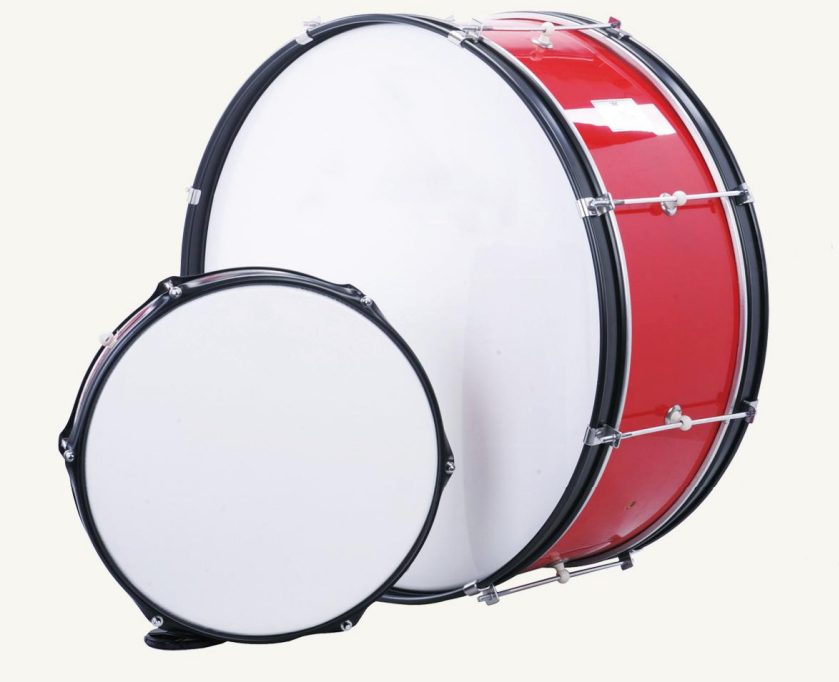 FSBM24-RED Маршевый бас-барабан 24х10", красный, Foix