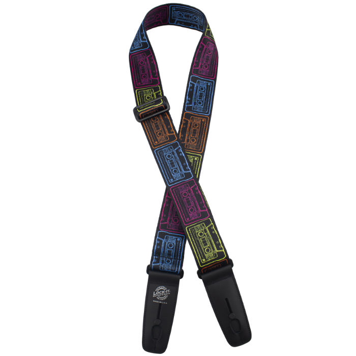 LIS-106-S61 Poly Plush Series Ремень для гитары с блокировкой, Lock-It Straps, D'Andrea
