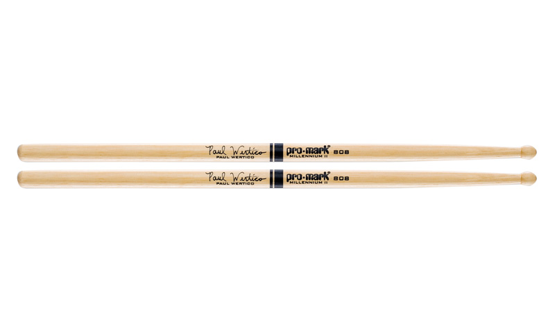 TX808W 808 Paul Wertico Барабанные палочки, орех гикори, деревянный наконечник, ProMark