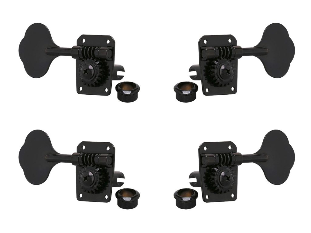 GB10-B-L2+R2 Колки для бас-гитары 2+2, черные, Gotoh