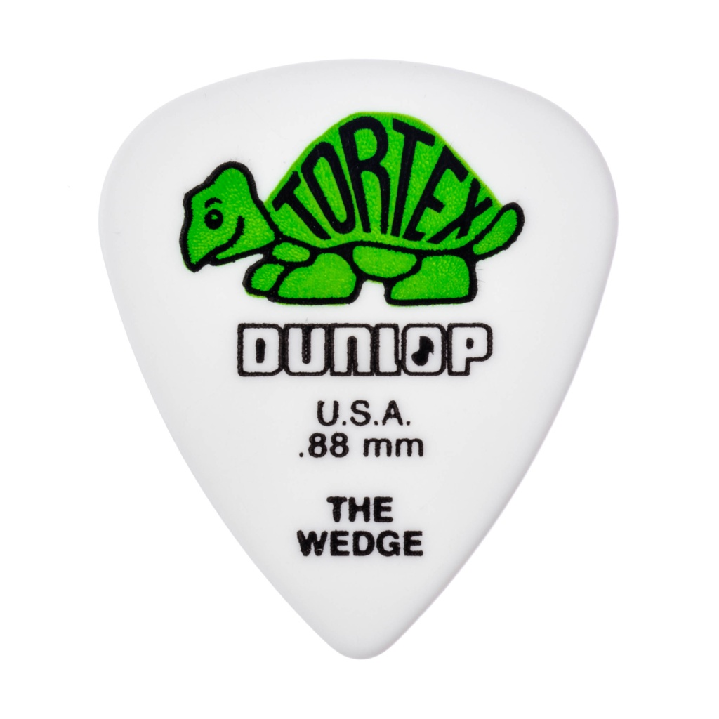424R.88 Tortex Wedge Медиаторы 72шт, толщина 0.88мм, Dunlop