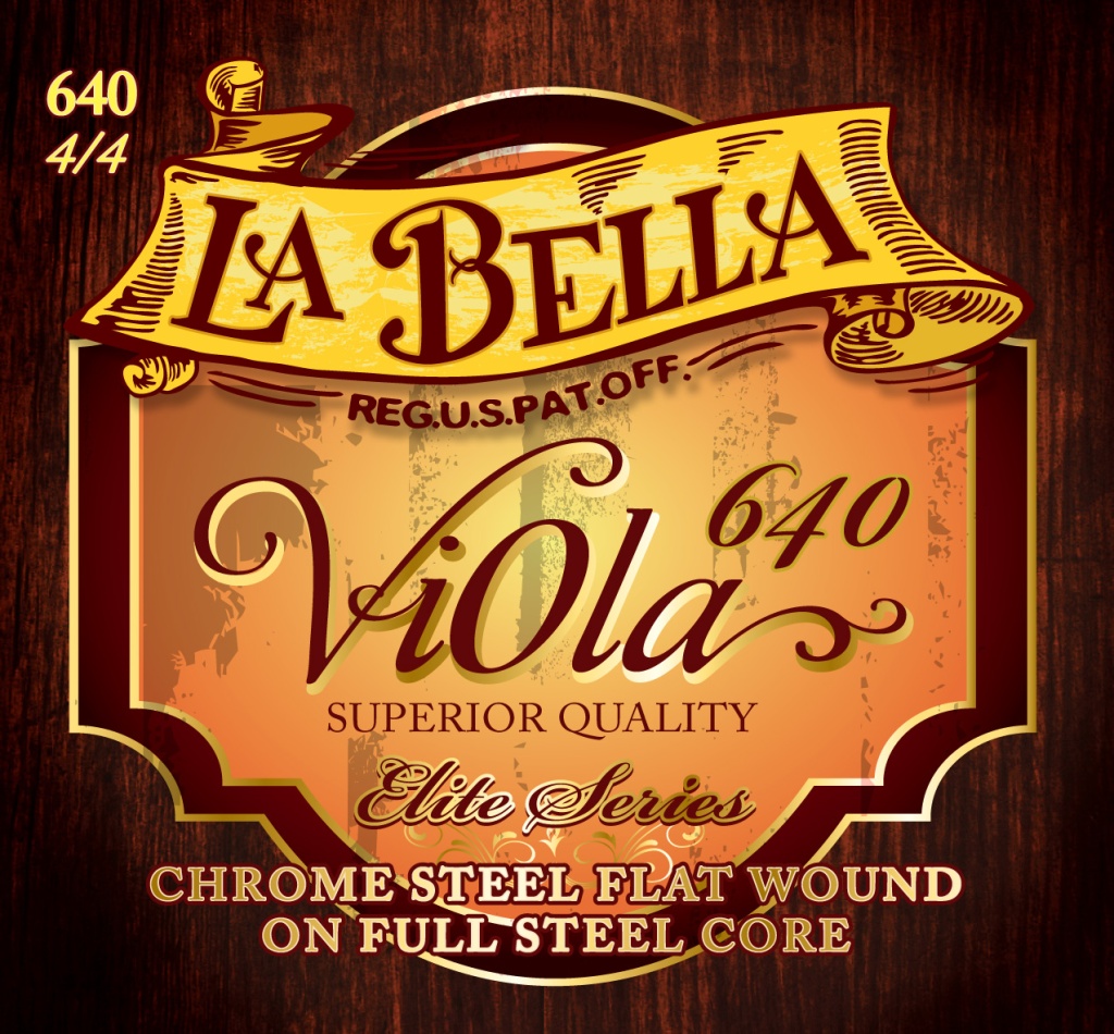 640 Комплект струн для альта La Bella